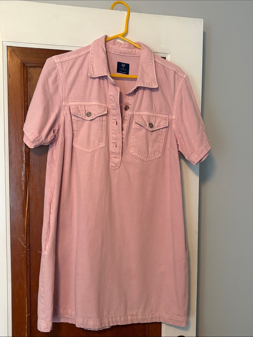GAP Dusty Pink Polo Shirt Dress